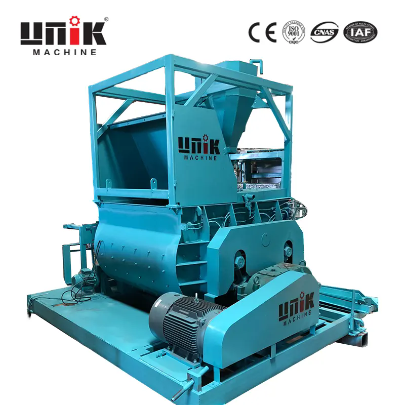 Cad é an treocht forbartha atá ag an tSín JS Compulsory Mixer?